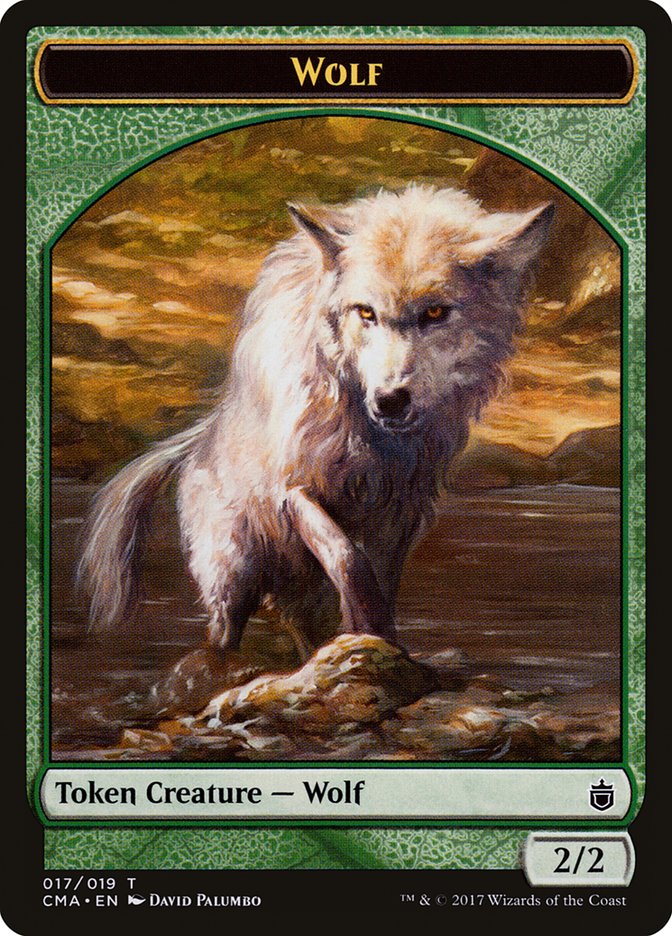 Wolf Token (017/019) [Commander Anthology Tokens] - The Mythic Store | 24h Order Processing