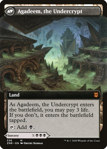 Agadeem's Awakening // Agadeem, the Undercrypt (Extended Art) [Zendikar Rising] - The Mythic Store | 24h Order Processing