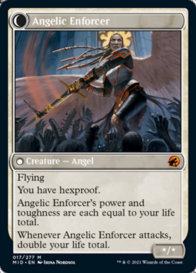 Enduring Angel // Angelic Enforcer [Innistrad: Midnight Hunt] - The Mythic Store | 24h Order Processing