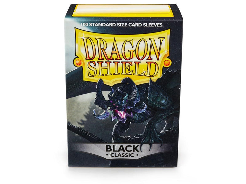 Dragon Shield Classic Sleeve -  Black ‘Signoir’ 100ct - The Mythic Store | 24h Order Processing