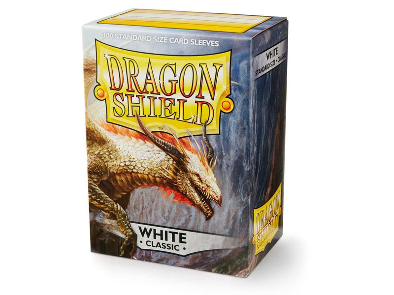 Dragon Shield Classic Sleeve - White ‘Aequinox’ 100ct - The Mythic Store | 24h Order Processing