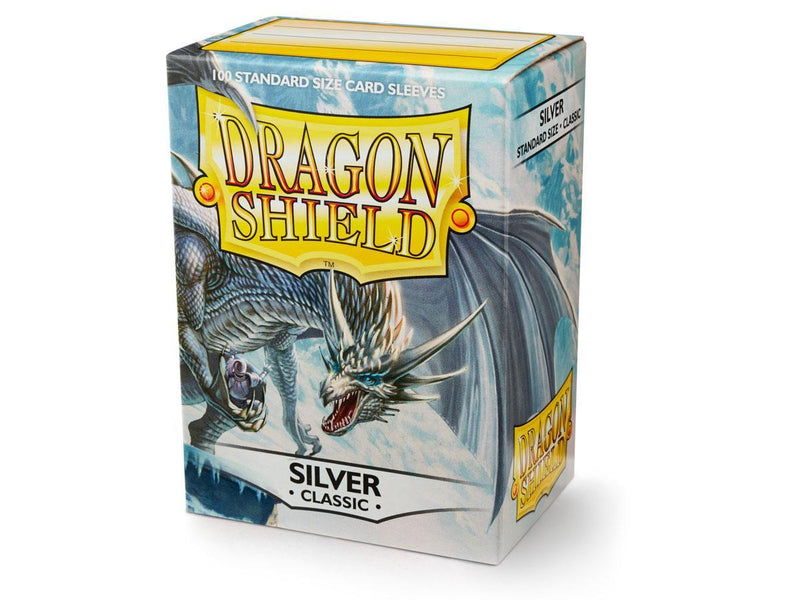 Dragon Shield Classic Sleeve - Silver ‘Mirage’ 100ct - The Mythic Store | 24h Order Processing