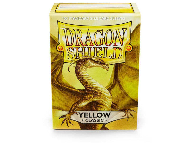 Dragon Shield Classic Sleeve - Yellow ‘Corona’ 100ct - The Mythic Store | 24h Order Processing