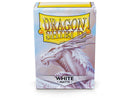 Dragon Shield Matte Sleeve - White ‘Bounteous’ 100ct - The Mythic Store | 24h Order Processing