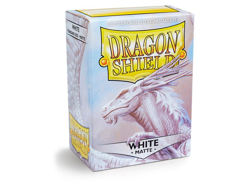 Dragon Shield Matte Sleeve - White ‘Bounteous’ 100ct - The Mythic Store | 24h Order Processing