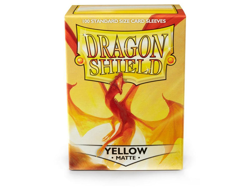 Dragon Shield Matte Sleeve - Yellow ‘Elichaphaz’ 100ct - The Mythic Store | 24h Order Processing