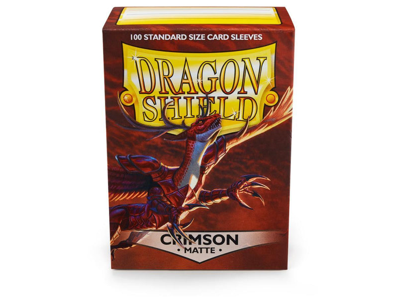 Dragon Shield Matte Sleeve - Crimson ‘Logi’ 100ct - The Mythic Store | 24h Order Processing