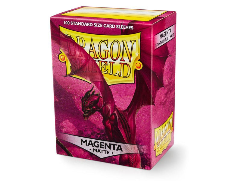 Dragon Shield Matte Sleeve - Magenta ‘Fuchsin’ 100ct - The Mythic Store | 24h Order Processing