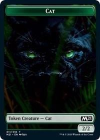 Cat (011) // Dog Double-Sided Token [Core Set 2021 Tokens] - The Mythic Store | 24h Order Processing