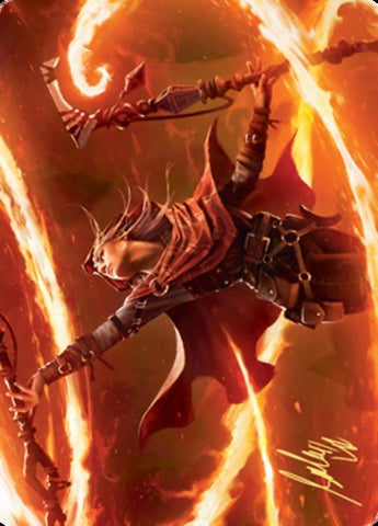 Magmatic Channeler Art Card (Gold-Stamped Signature) [Zendikar Rising Art Series] - The Mythic Store | 24h Order Processing