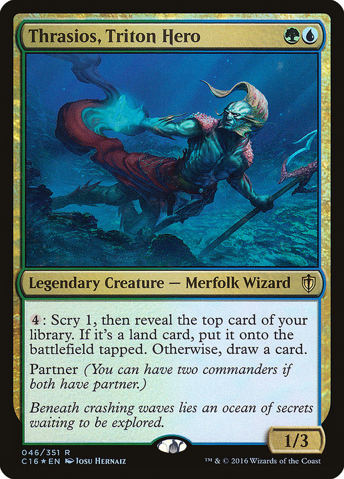 Thrasios, Triton Hero [Commander 2016] - The Mythic Store | 24h Order Processing