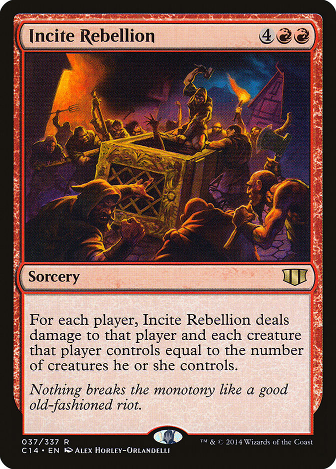 Incite Rebellion [Commander 2014] - The Mythic Store | 24h Order Processing