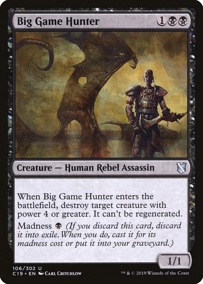 Big Game Hunter [Commander 2019] - The Mythic Store | 24h Order Processing