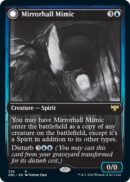 Mirrorhall Mimic // Ghastly Mimicry [Innistrad: Double Feature] - The Mythic Store | 24h Order Processing