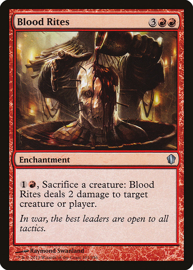 Blood Rites [Commander 2013] - The Mythic Store | 24h Order Processing