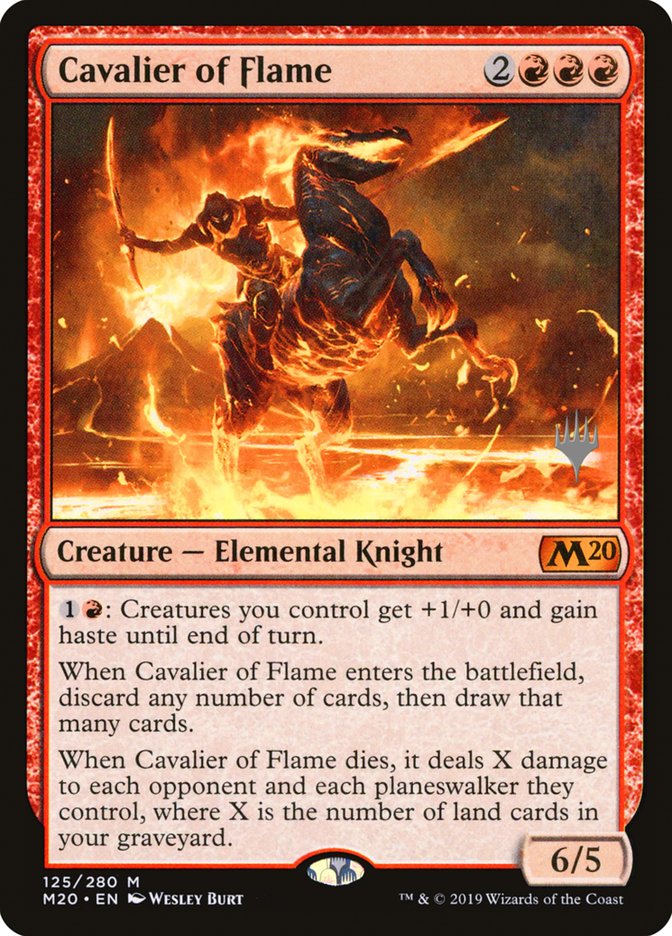 Cavalier of Flame (Promo Pack) [Core Set 2020 Promos] - The Mythic Store | 24h Order Processing