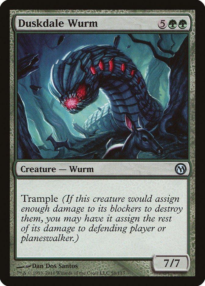 Duskdale Wurm [Duels of the Planeswalkers] - The Mythic Store | 24h Order Processing