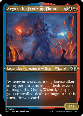 Aegar, the Freezing Flame (Foil Etched) [Multiverse Legends] - The Mythic Store | 24h Order Processing