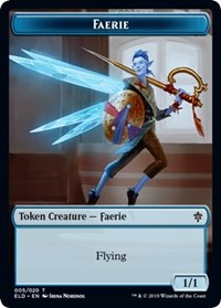 Faerie // Food (18) Double-Sided Token [Throne of Eldraine Tokens] - The Mythic Store | 24h Order Processing