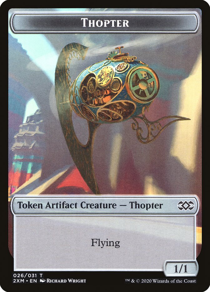 Servo // Thopter (026) Double-Sided Token [Double Masters Tokens] - The Mythic Store | 24h Order Processing