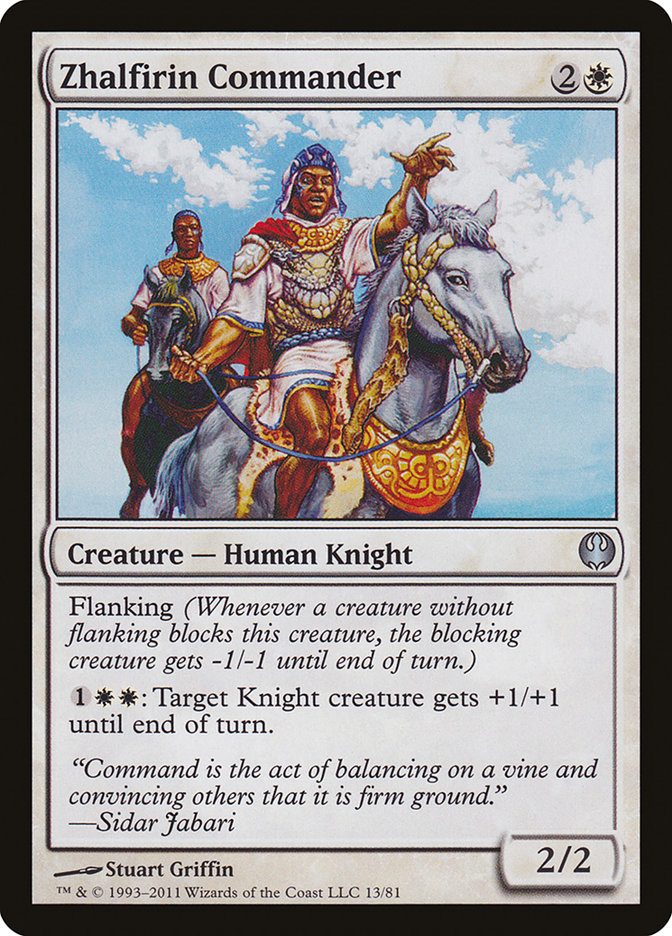 Zhalfirin Commander [Duel Decks: Knights vs. Dragons] - The Mythic Store | 24h Order Processing