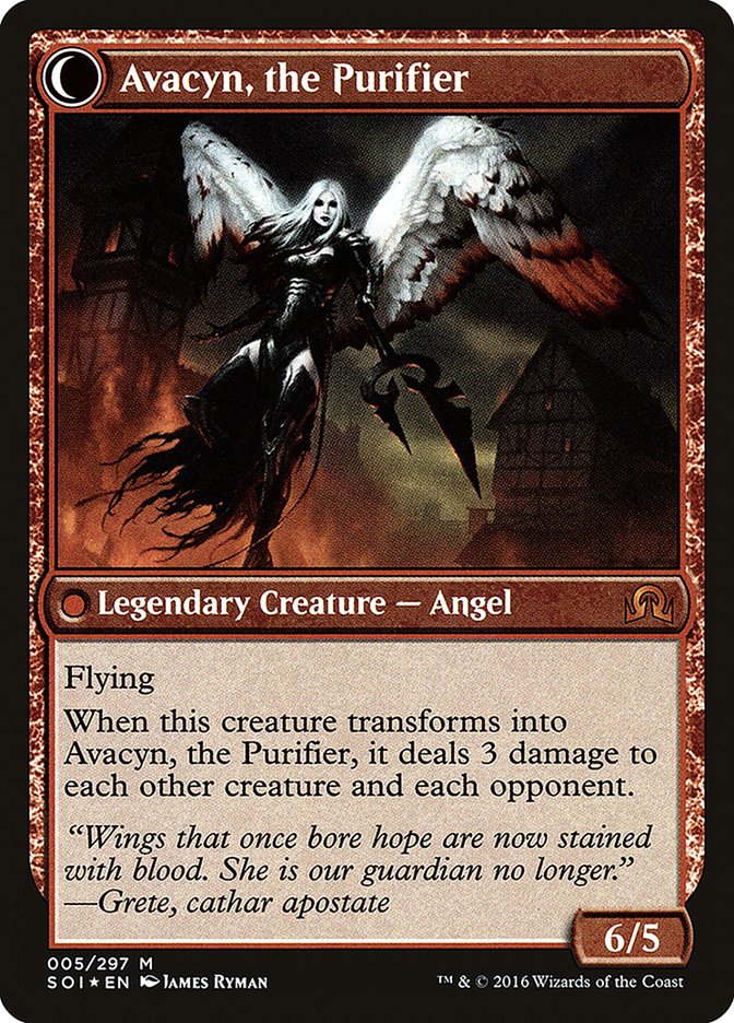 Archangel Avacyn // Avacyn, the Purifier [Shadows over Innistrad Prerelease Promos] - The Mythic Store | 24h Order Processing