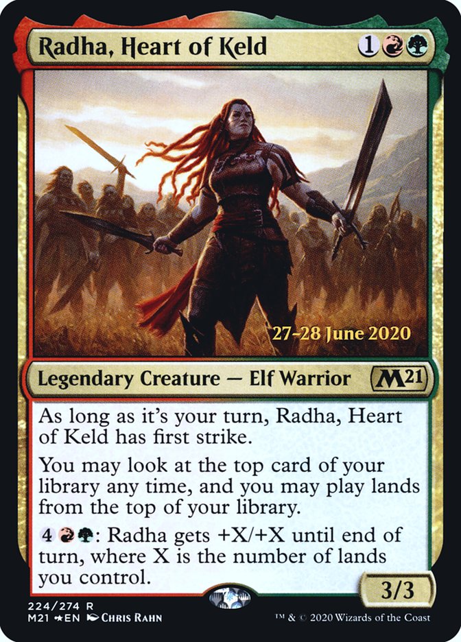 Radha, Heart of Keld [Core Set 2021 Prerelease Promos] - The Mythic Store | 24h Order Processing