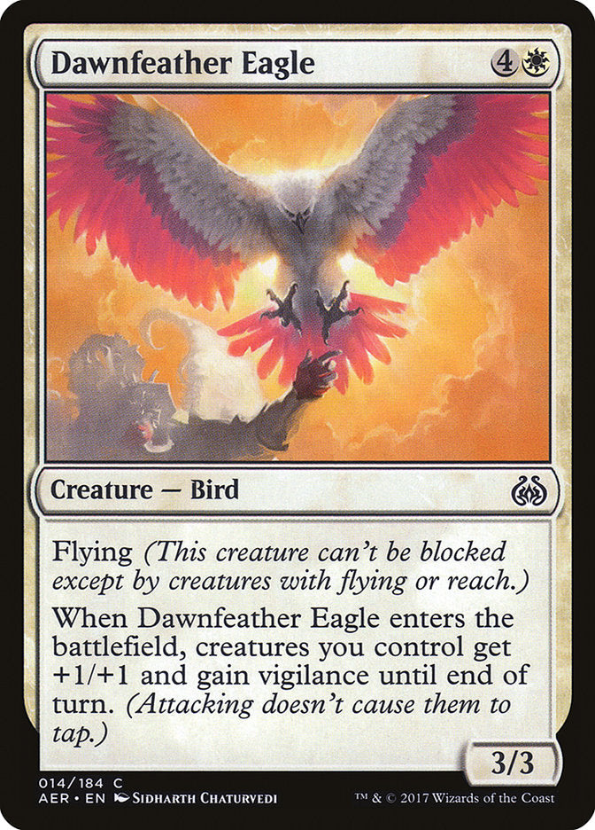 Dawnfeather Eagle (Intro Pack) [Aether Revolt Promos] - The Mythic Store | 24h Order Processing