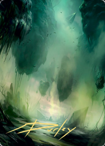 Swamp 1 Art Card (Gold-Stamped Signature) [Zendikar Rising Art Series] - The Mythic Store | 24h Order Processing