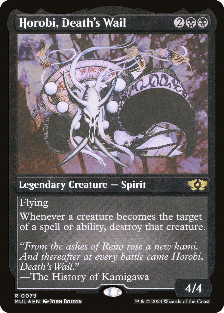 Horobi, Death's Wail (Foil Etched) [Multiverse Legends] - The Mythic Store | 24h Order Processing