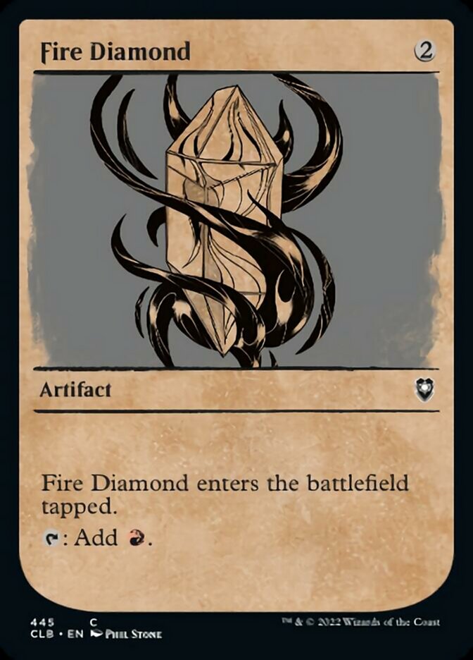 Fire Diamond (Showcase) [Commander Legends: Battle for Baldur's Gate] - The Mythic Store | 24h Order Processing