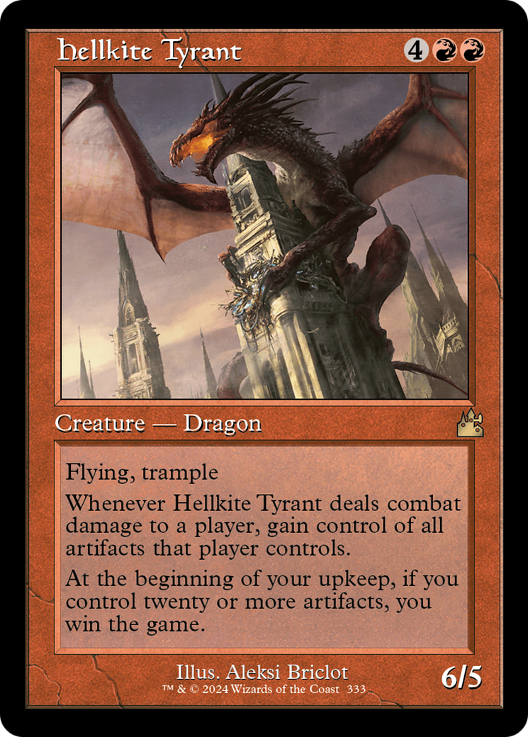 Hellkite Tyrant (Retro Frame) [Ravnica Remastered] - The Mythic Store | 24h Order Processing