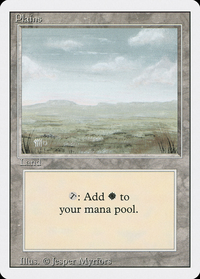 Plains (Signature on Left) [Revised Edition] - The Mythic Store | 24h Order Processing