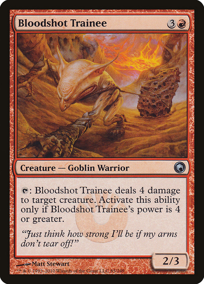 Bloodshot Trainee [Scars of Mirrodin] - The Mythic Store | 24h Order Processing