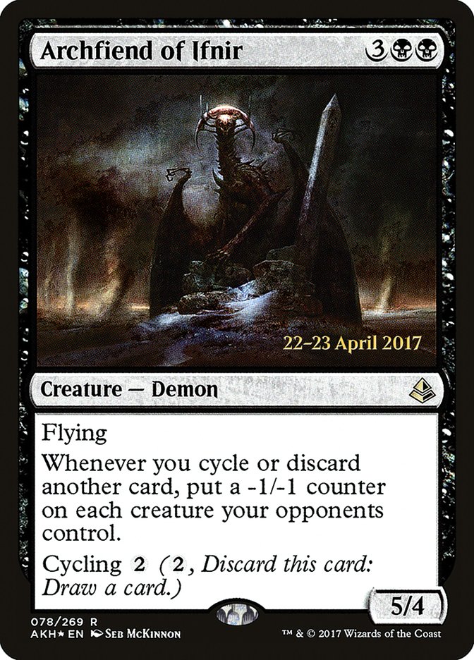 Archfiend of Ifnir [Amonkhet Prerelease Promos] - The Mythic Store | 24h Order Processing