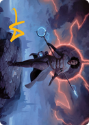 Rona, Herald of Invasion Art Card (Gold-Stamped Signature) [March of the Machine Art Series] - The Mythic Store | 24h Order Processing