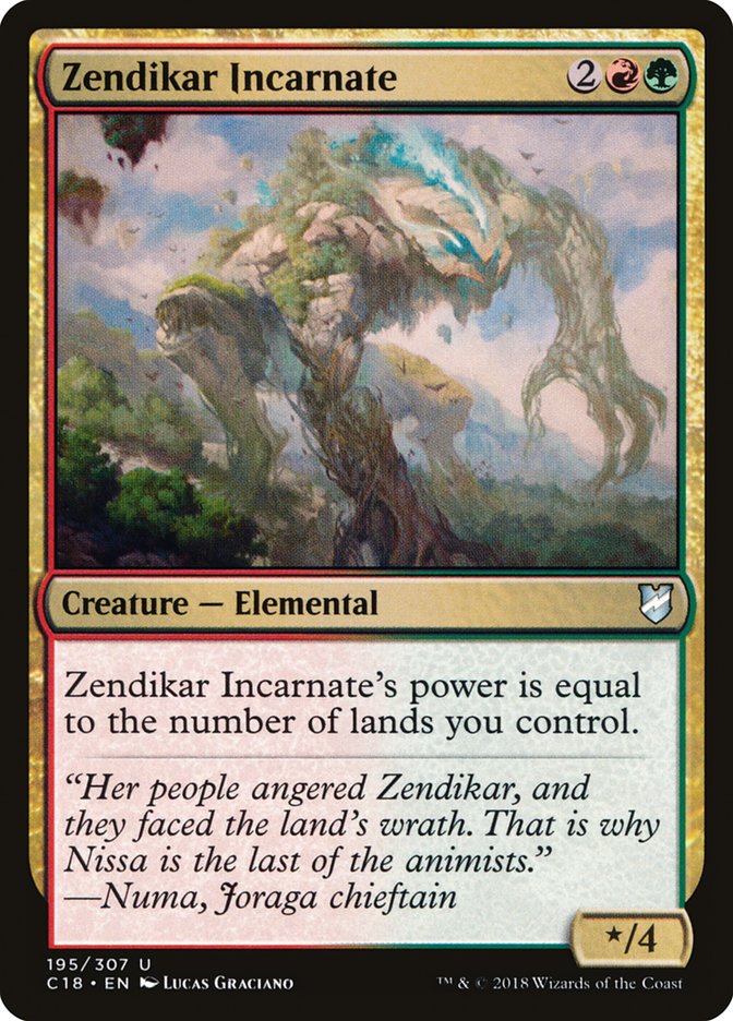 Zendikar Incarnate [Commander 2018] - The Mythic Store | 24h Order Processing