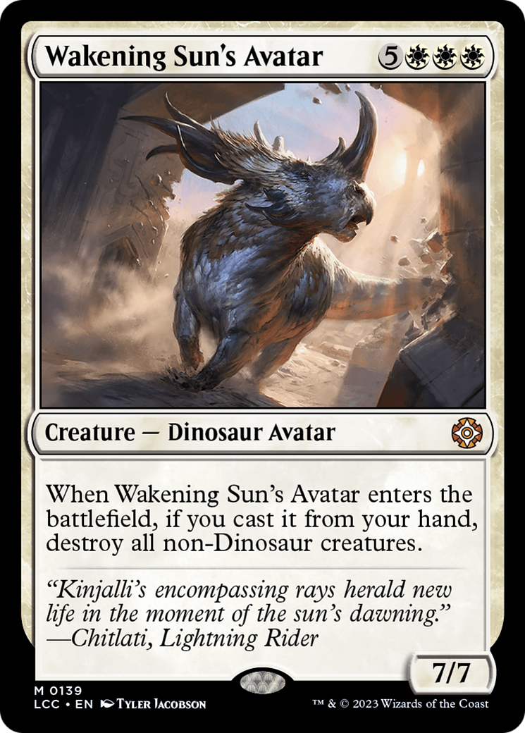 Wakening Sun's Avatar [The Lost Caverns of Ixalan Commander] - The Mythic Store | 24h Order Processing