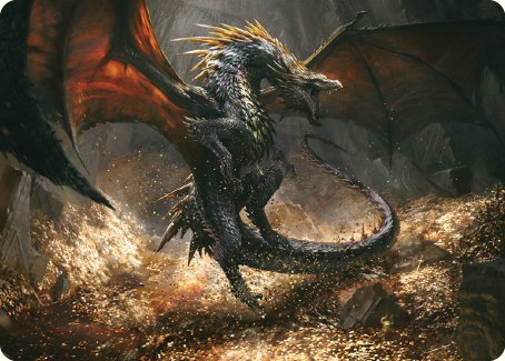 Cavern-Hoard Dragon Art Card [The Lord of the Rings: Tales of Middle-earth Art Series] - The Mythic Store | 24h Order Processing