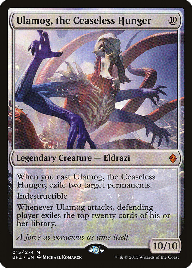 Ulamog, the Ceaseless Hunger [Battle for Zendikar] - The Mythic Store | 24h Order Processing