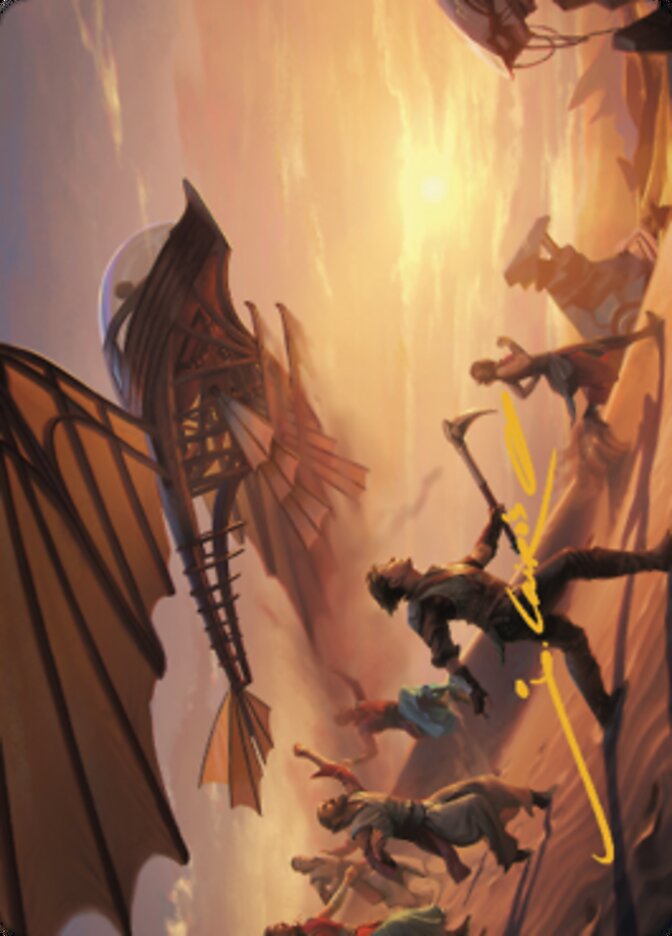 Take Flight Art Card (Gold-Stamped Signature) [The Brothers' War Art Series] - The Mythic Store | 24h Order Processing