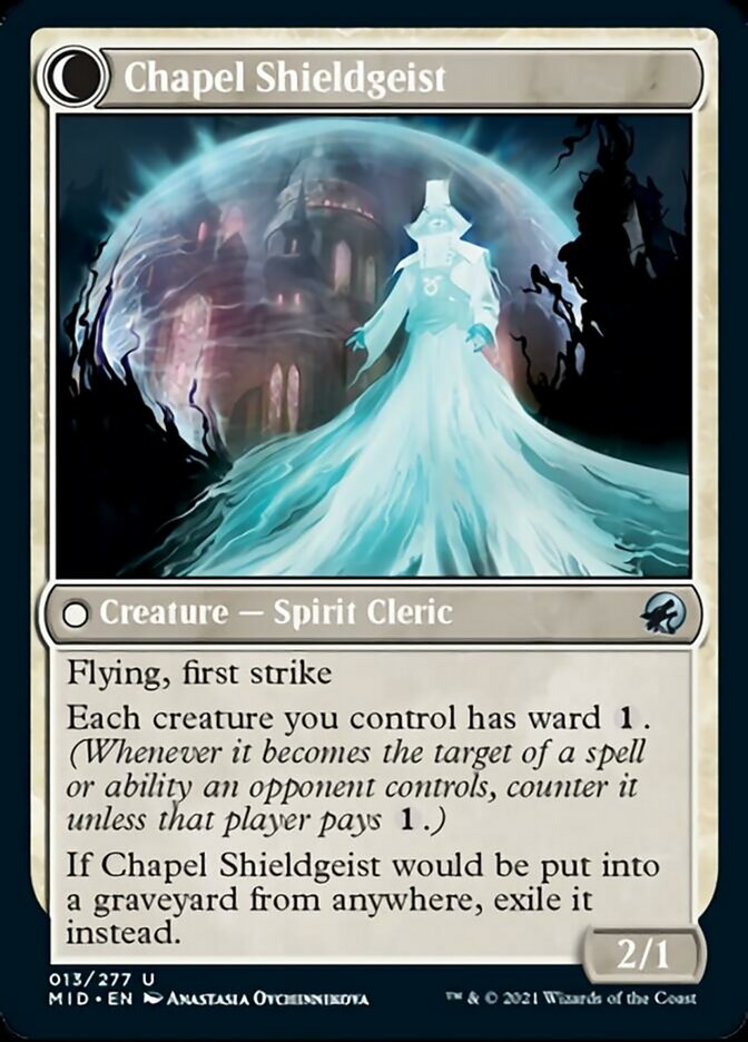 Chaplain of Alms // Chapel Shieldgeist [Innistrad: Midnight Hunt] - The Mythic Store | 24h Order Processing