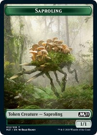 Saproling // Zombie Double-Sided Token [Core Set 2021 Tokens] - The Mythic Store | 24h Order Processing