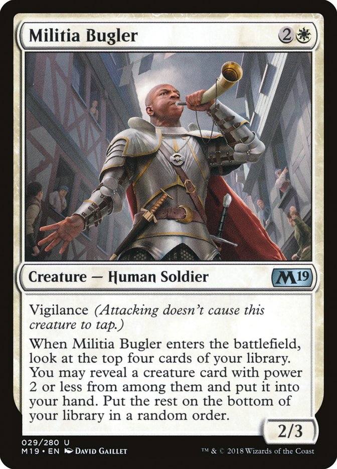 Militia Bugler [Core Set 2019] - The Mythic Store | 24h Order Processing