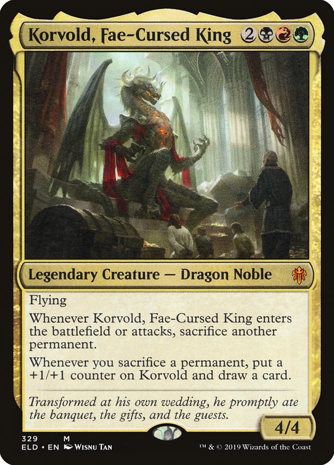 Korvold, Fae-Cursed King [Throne of Eldraine] - The Mythic Store | 24h Order Processing