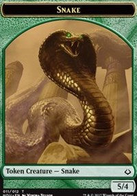 Snake // Warrior Double-Sided Token [Hour of Devastation Tokens] - The Mythic Store | 24h Order Processing