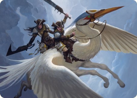 Gryffwing Cavalry Art Card [Innistrad: Crimson Vow Art Series] - The Mythic Store | 24h Order Processing