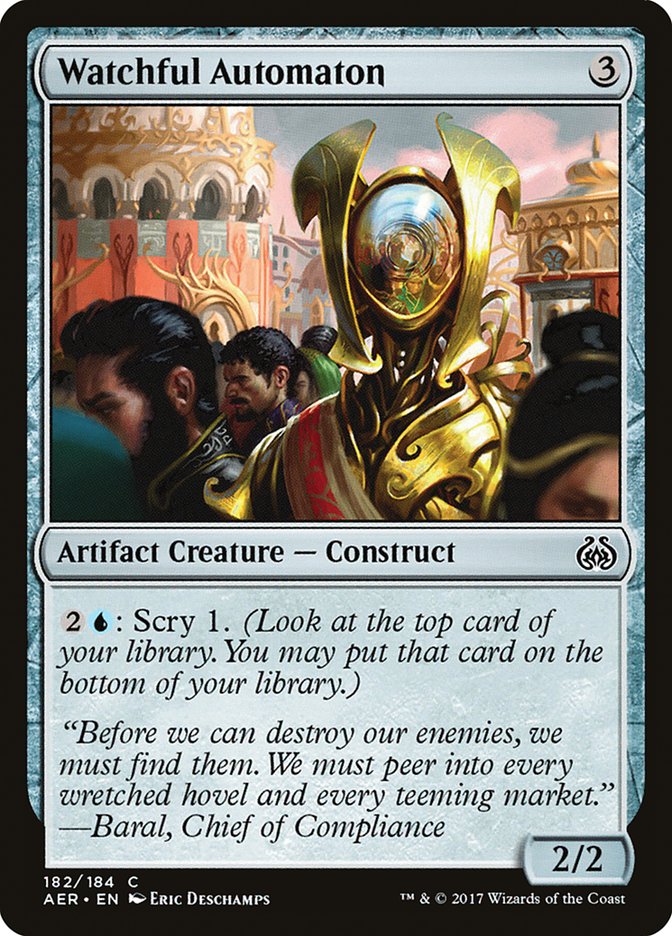 Watchful Automaton [Aether Revolt] - The Mythic Store | 24h Order Processing