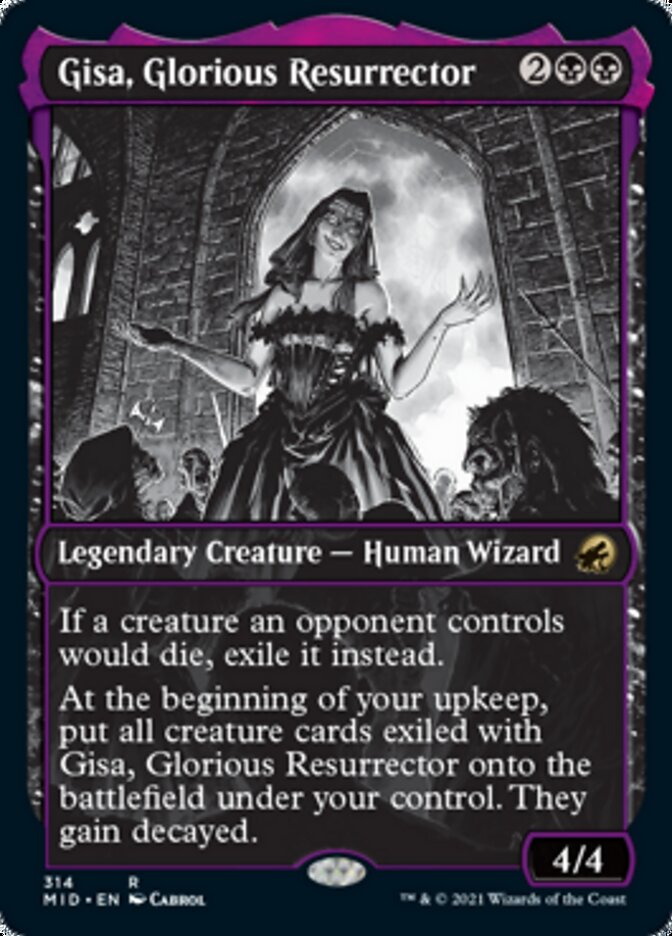 Gisa, Glorious Resurrector (Showcase Eternal Night) [Innistrad: Midnight Hunt] - The Mythic Store | 24h Order Processing