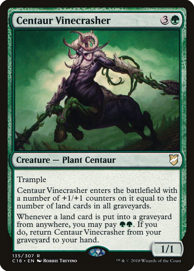 Centaur Vinecrasher [Commander 2018] - The Mythic Store | 24h Order Processing